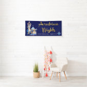 Arabian Nights Verjaardagsfeest Banner (Insitu)