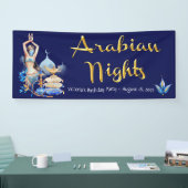 Arabian Nights Verjaardagsfeest Banner (Beurs)