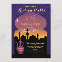 Arabian Nights Verjaardagsfeest Elke Leeftijd 30e  Kaart
