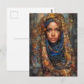Arabian Nights Woman Briefkaart (Voorkant / Achterkant)
