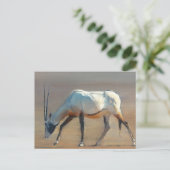 Arabian Oryx 2010 Briefkaart (Staand voorkant)