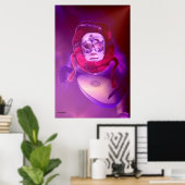Arabian Oud Player Poster (Thuiskantoor)