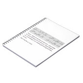 Arabian poem notitieboek (Linkerzijde)