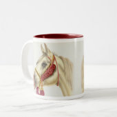 Arabian Stallion Tweekleurige Koffiemok (Voorkant links)