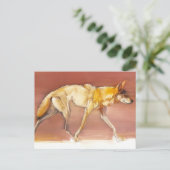 Arabian Wolf 2010 Briefkaart (Staand voorkant)