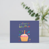 Arabic Birday Card ب عطق Briefkaart (Staand voorkant)