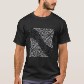 Arabic calligraphy black and white t-shirt (Voorkant)
