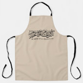  Arabic Calligraphy Elegant Ramadan & Eid gift Schort (Voorkant)