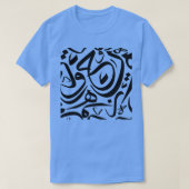 Arabic Calligraphy Pattern ts 1 T-shirt (Design voorkant)
