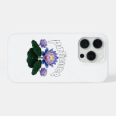 Arabic Calligraphy Sabr Patience - Zen Lotus Flowe iPhone Hoesje (Achterkant horizontaal)