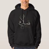 Arabic Calligraphy  Salam  Peace Hoodie (Voorkant)