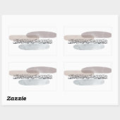 Arabic Calligraphy Wall Art – Those Who Say Rechthoekige Sticker (Vel)