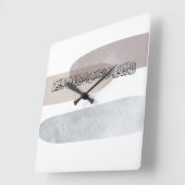 Arabic Calligraphy Wall Art – Those Who Say Vierkante Klok (Hoek)