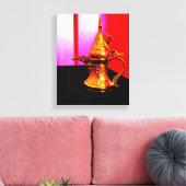 Arabic Dallah Canvas Afdruk (Insitu (Woonkamer))