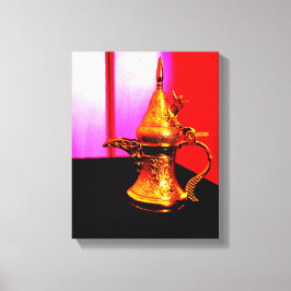 Arabic Dallah Canvas Afdruk