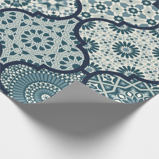 Arabic decorative azulejos tiles patchwork islamic cadeaupapier (Hoek)