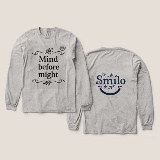 Arabic Elegance- Mind Before Might ' Women's' Tri-Blend Shirt (Voorkant /achterkant)