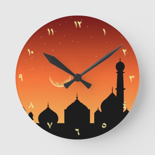 Arabic Evening Sky -  Ronde Klok (Voorkant)