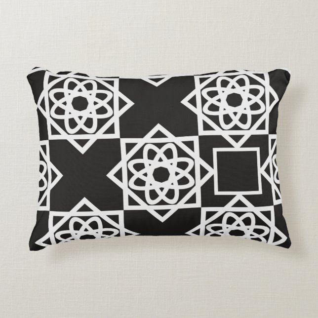 Arabic geometric pattern. Art Decor. Islam. Flower Accent Kussen (Voorkant)