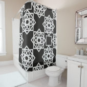 Arabic geometric pattern. Art Decor. Islam. Flower Douchegordijn (In situ)