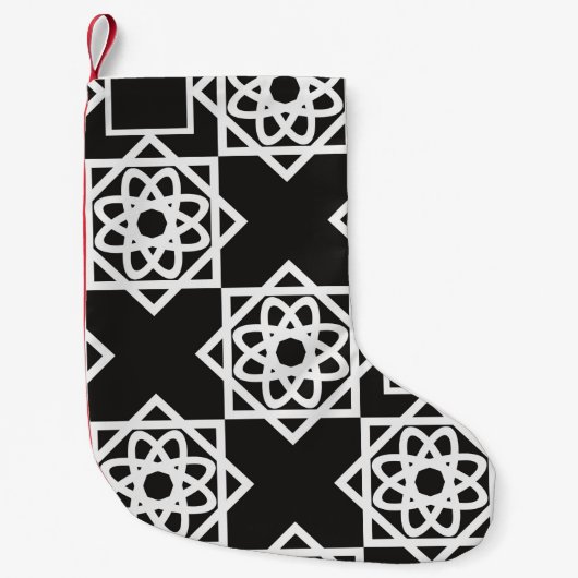 Arabic geometric pattern. Art Decor. Islam. Flower Kleine Kerstsok (Voorkant)