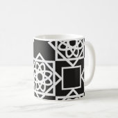 Arabic geometric pattern. Art Decor. Islam. Flower Koffiemok (Voorkant rechts)