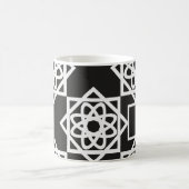 Arabic geometric pattern. Art Decor. Islam. Flower Koffiemok (Center)