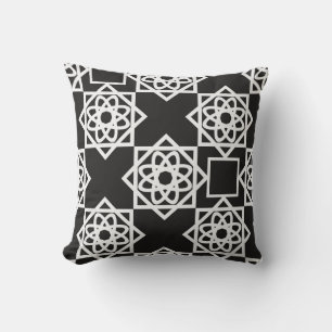 Arabic geometric pattern. Art Decor. Islam. Flower Kussen