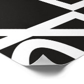 Arabic geometric pattern. Art Decor. Islam. Flower Poster (Hoek)