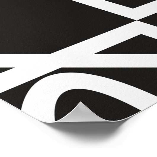 Arabic geometric pattern. Art Decor. Islam. Flower Poster (Hoek)