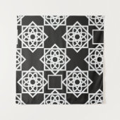 Arabic geometric pattern. Art Decor. Islam. Flower Wandkleed (Voorkant (horizontaal))