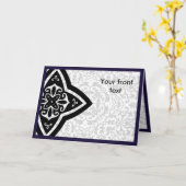 Arabic oriental greeting card kaart (Gele Bloem)