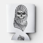 Arabic Skull Kufiya Shemagh Blikjeskoeler (Achterkant)