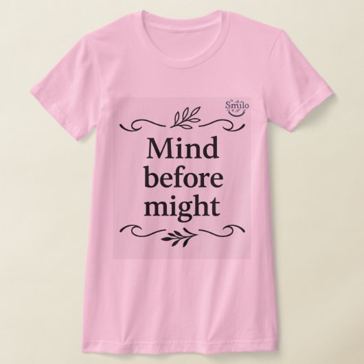Arabic Wisdom Tee-Mind before might 'Women's' T-shirt (Laagn)