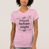 Arabic Wisdom Tee-Mind before might 'Women's' T-shirt (Voorkant)