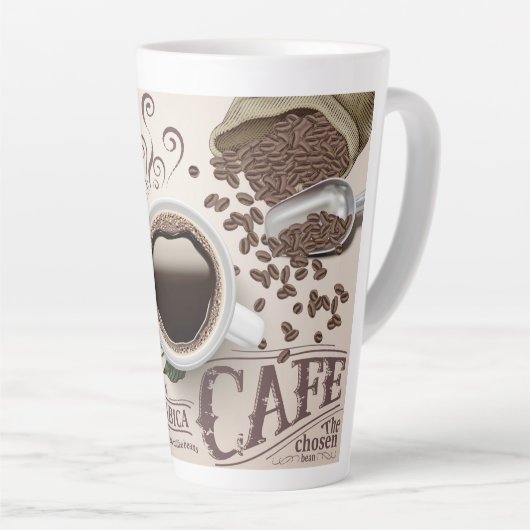 Arabica Café Latte Mok (Rechterhoek)