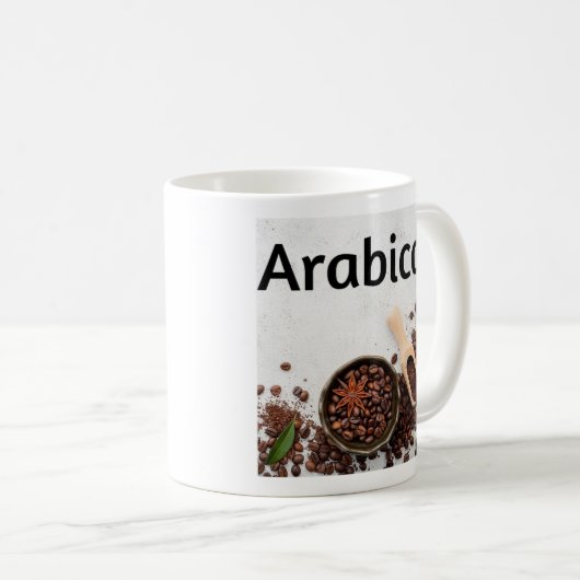 arabica koffie mok #3B (Voorkant rechts)