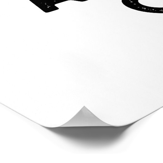 Arabicat Coffee Funny Arabica Cat Pun Poster (Hoek)