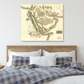 Arabië, Egypte, Abyssinia, rood Zee Canvas Afdruk (Insitu (Slaapkamer))