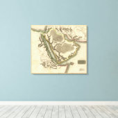 Arabië, Egypte, Abyssinia, rood Zee Canvas Afdruk (Insitu (Houten vloer))