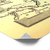 Arabië met Egypte, Nubia en het Poster van de Abys (Hoek)