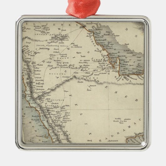 Arabië Metalen Ornament (Voorkant)