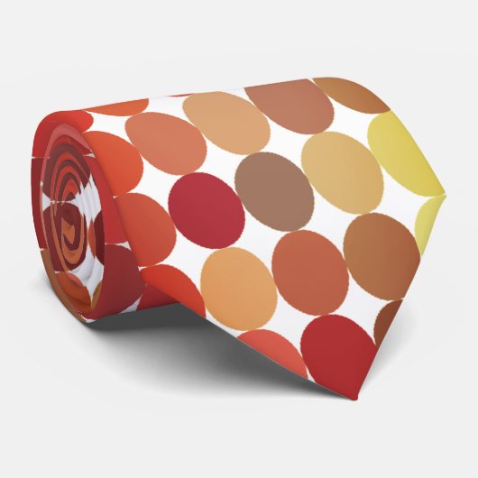 arabie ovaal patroon stropdas (Opgerold)