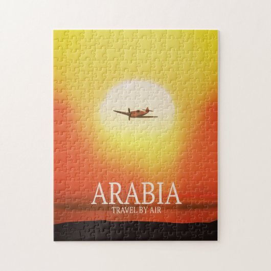 Arabië "Reizen door de lucht" Legpuzzel (Verticaal)
