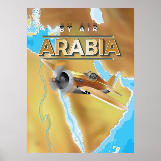  Arabië Travel Poster (Voorkant)