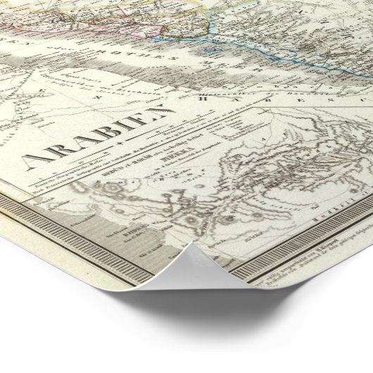 Arabien - Arabian Peninsula Poster (Hoek)