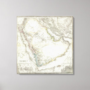 Arabien - Arabisch schiereiland Canvas Afdruk
