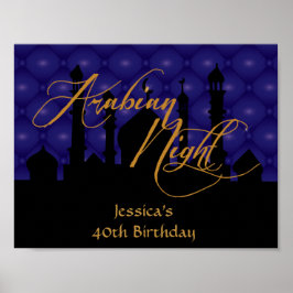 Arabiër Night, 40e Poster van de Birthday Party