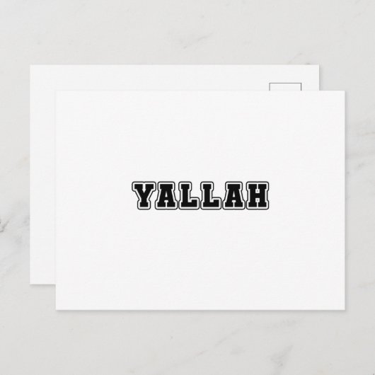 Arabieren Briefkaart (Voorkant / Achterkant)