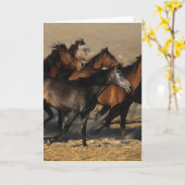 Arabieren die in de Woestijn lopen Kaart (Gele Bloem)